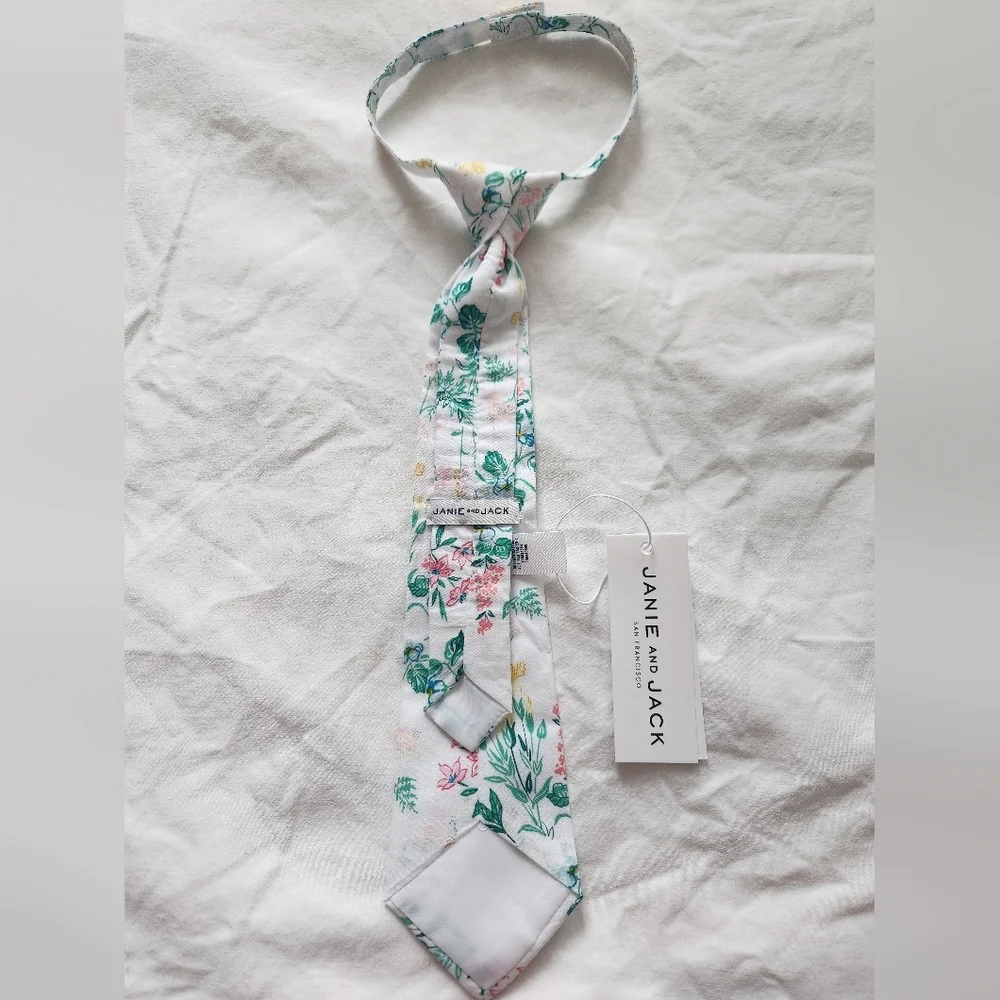 Janie and Jack Floral Tie